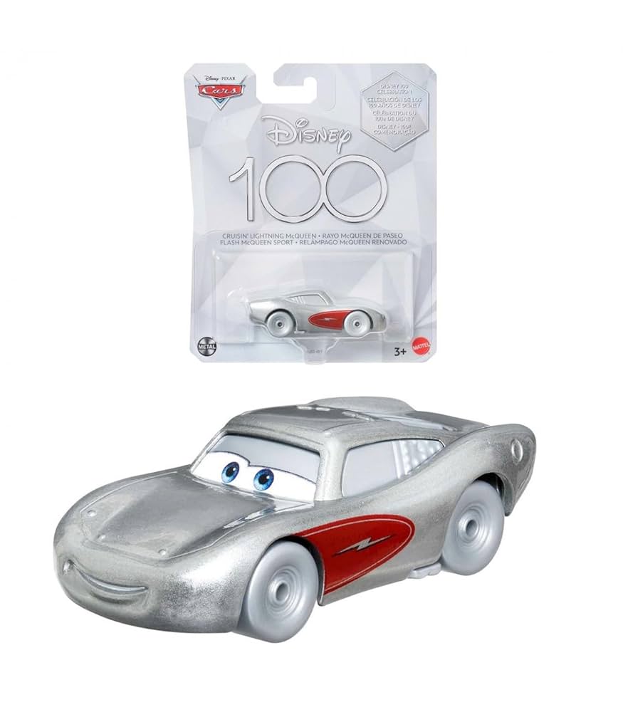 Disney100 Pixar Cars 1:64 Scale (1/6 Crusin Lightning